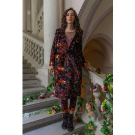 Romani Coat - Velvet Rose