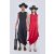 Romani Unisex Asymmetric Maxidress