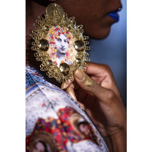 Romani Earrings - Madonna