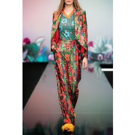 Romani Trousers - Red Rose