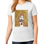 Romani Women's T-Shirt - Golden Madonna