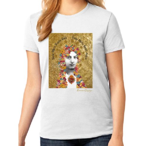 Romani Women's T-Shirt - Golden Madonna
