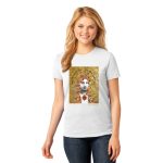 Romani Women's T-Shirt - Golden Madonna