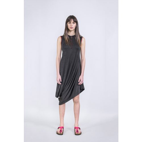 Romani Unisex Asymmetric Mididress