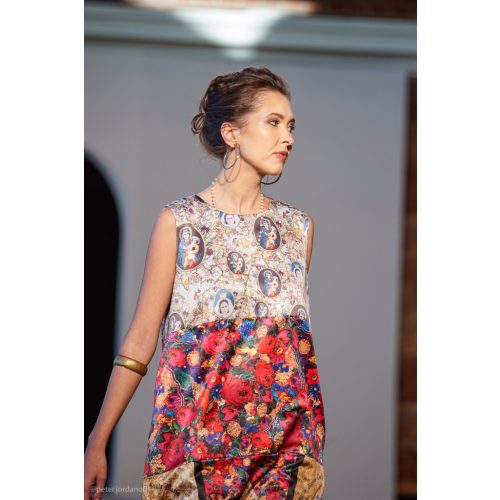 Romani Midi Dress - Paradise